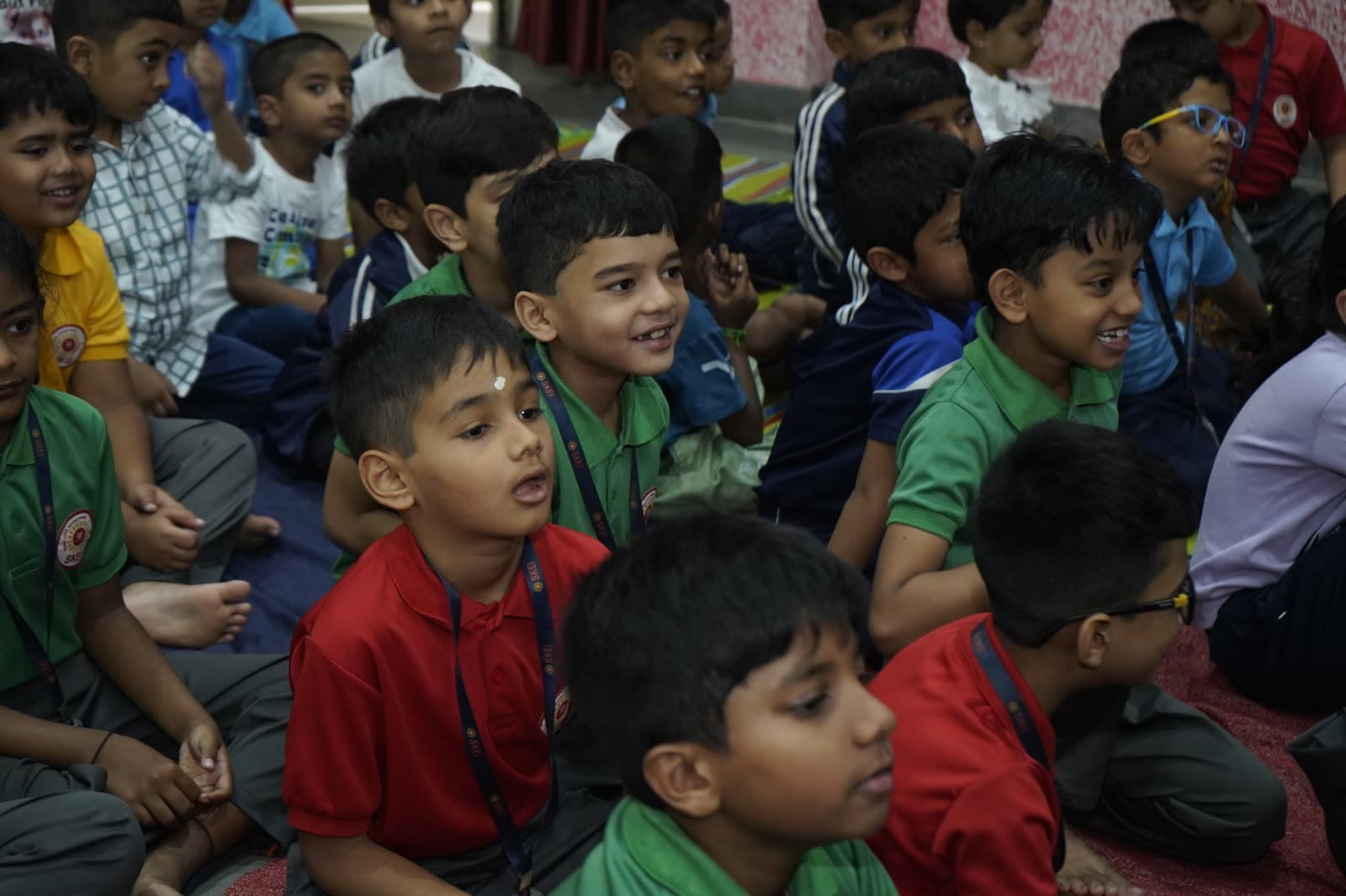 Students at Assembly